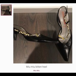 Miu Miu Kitten Heels